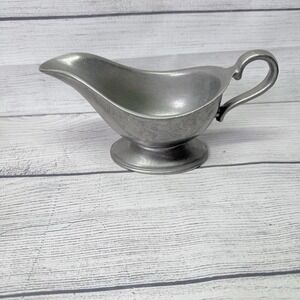 Wilton Armetale Plough Tavern Pewter Gravy Sauce Boat